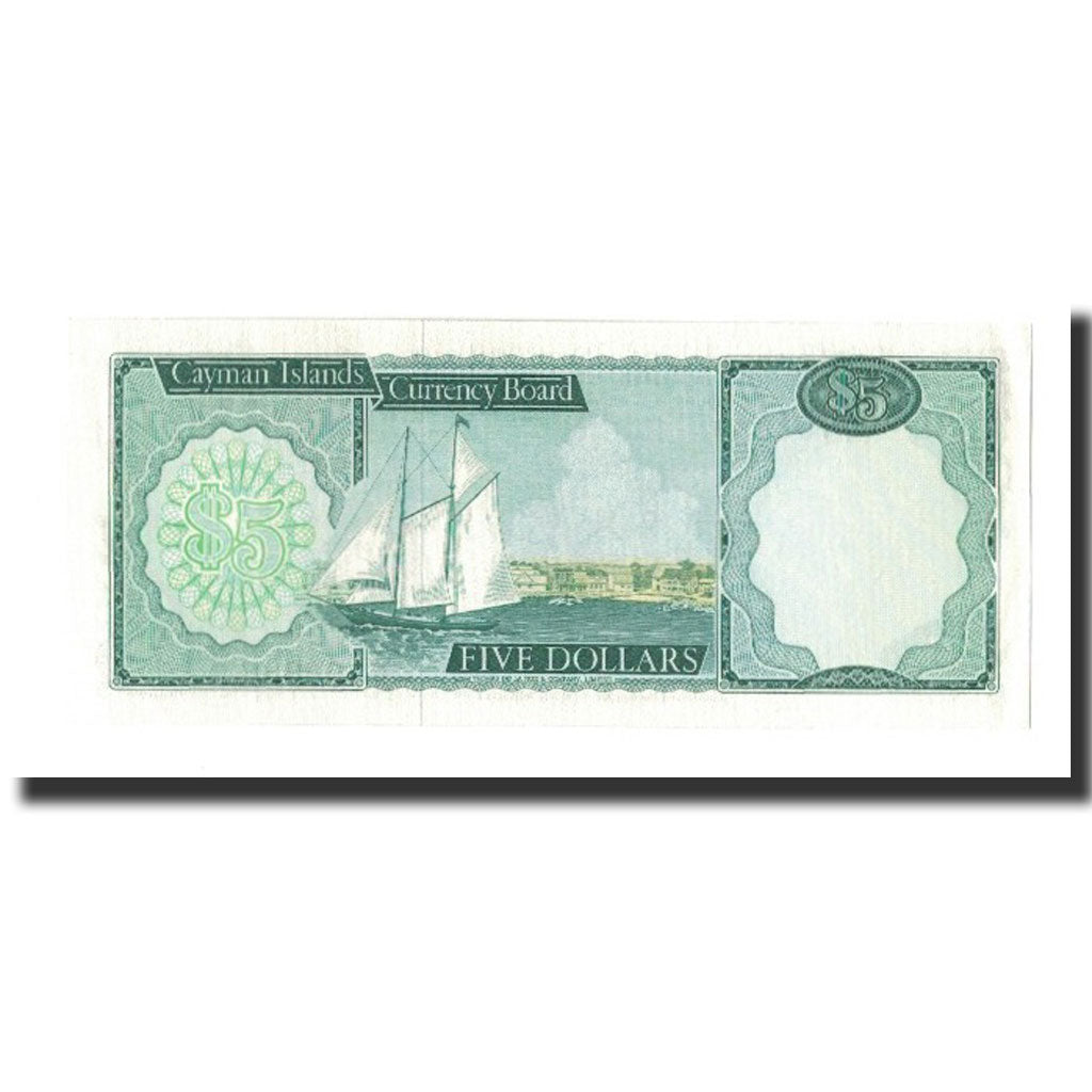 Bankovka, 
  
  Kajmanské ostrovy, 
  
  5 dolarů