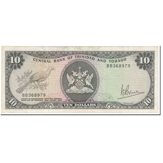 Trinidad a Tobago, 
  
  10 dolarů, 
  
  Nedatováno (1964)