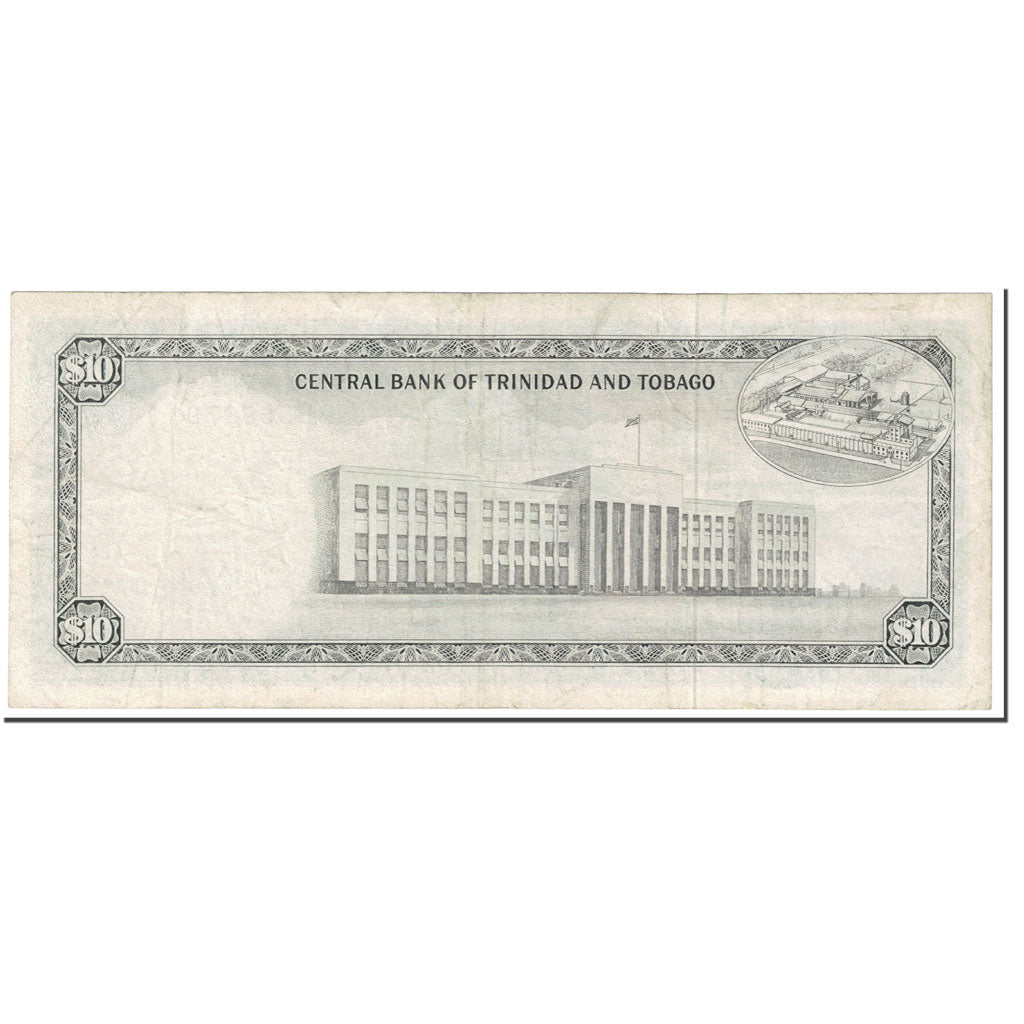 Trinidad a Tobago, 
  
  10 dolarů, 
  
  Nedatováno (1964)