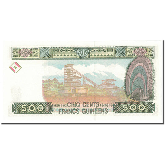 Bankovka, 
  
  Guinea, 
  
  500 franků