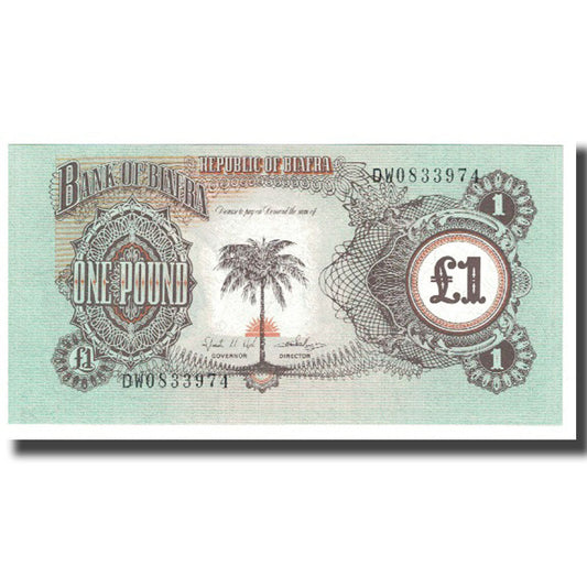 Bankovka, 
  
  Biafra, 
  
  1 libra