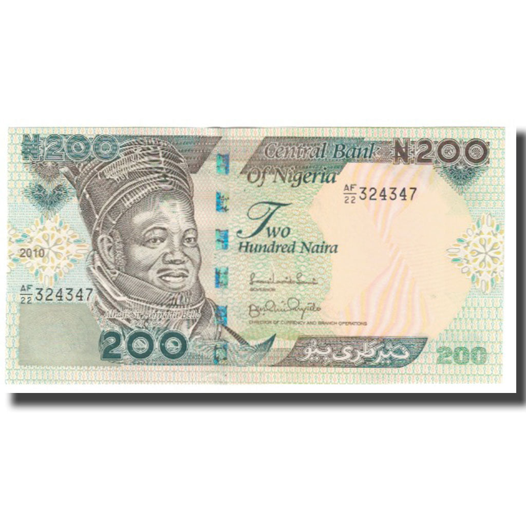 Bankovka, 
  
  Nigérie, 
  
  200 Naira