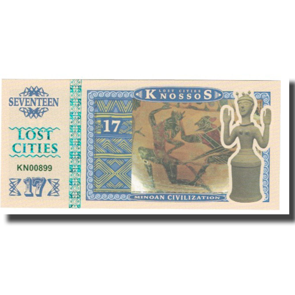 Bankovka, 
  
  Řecko, 
  
  KNOSSOS