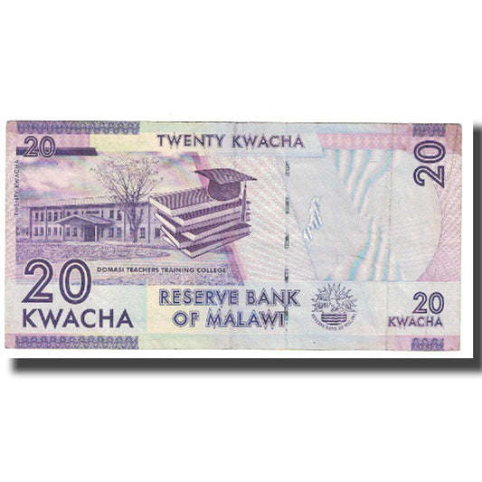 Bankovka, 
  
  malawi, 
  
  20 Kwacha