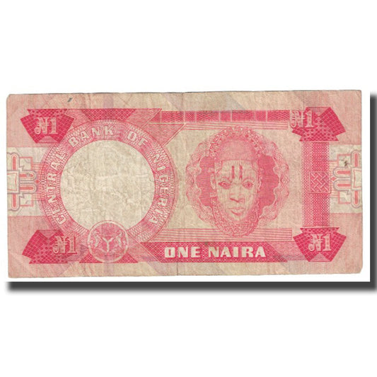 Bankovka, 
  
  Nigérie, 
  
  1 Naira
