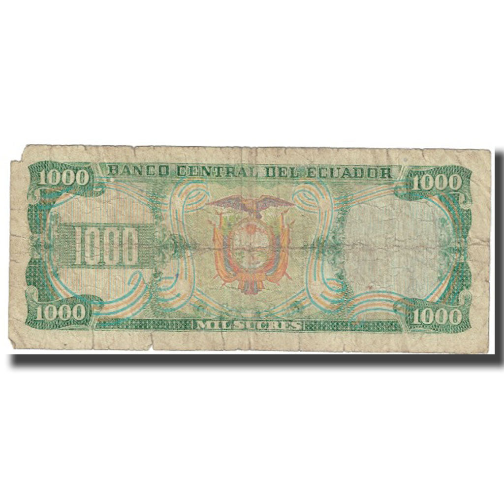 Bankovka, 
  
  Ekvádor, 
  
  1000 Sucres
