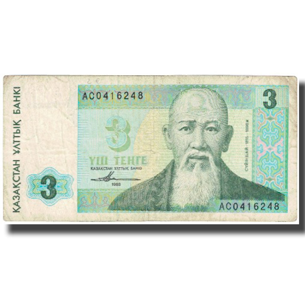 Bankovka, 
  
  Kazachstán, 
  
  3 Tenge