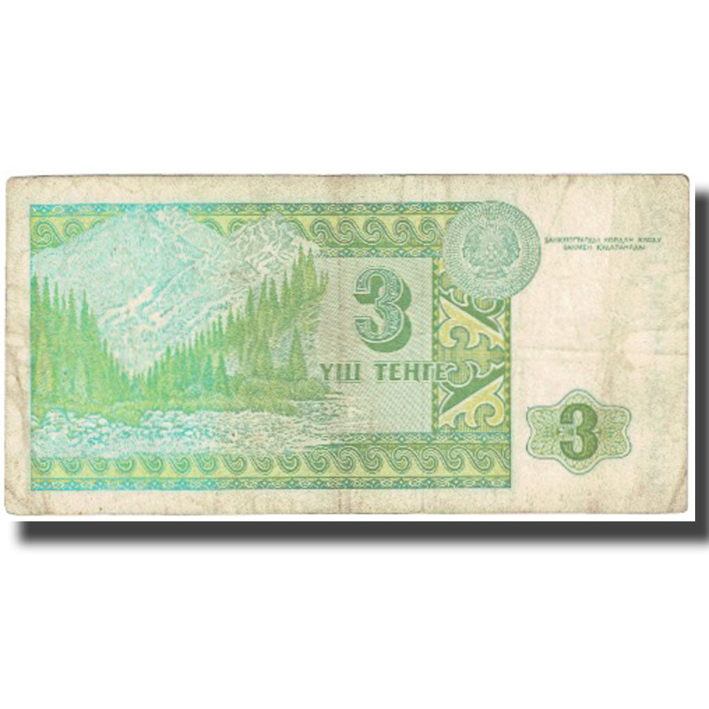 Bankovka, 
  
  Kazachstán, 
  
  3 Tenge