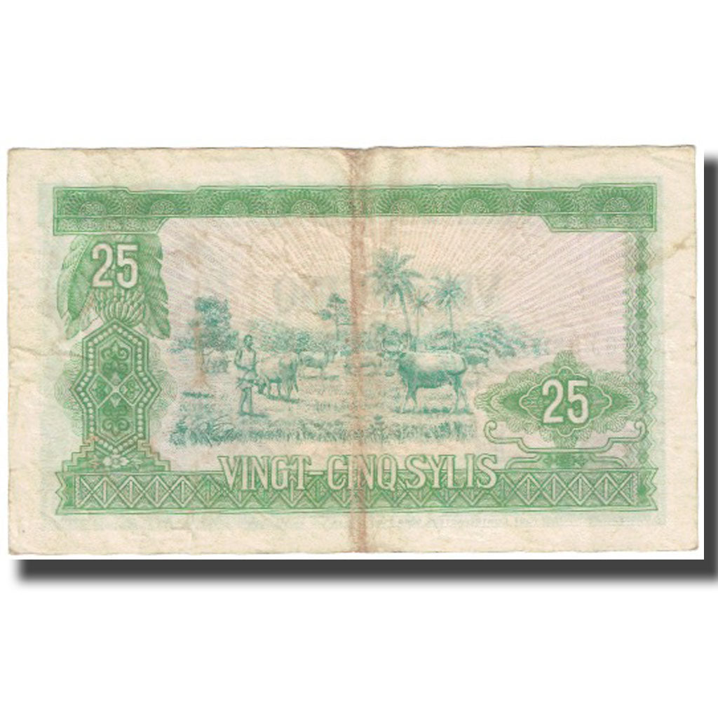 Bankovka, 
  
  Guinea, 
  
  25 Sylis