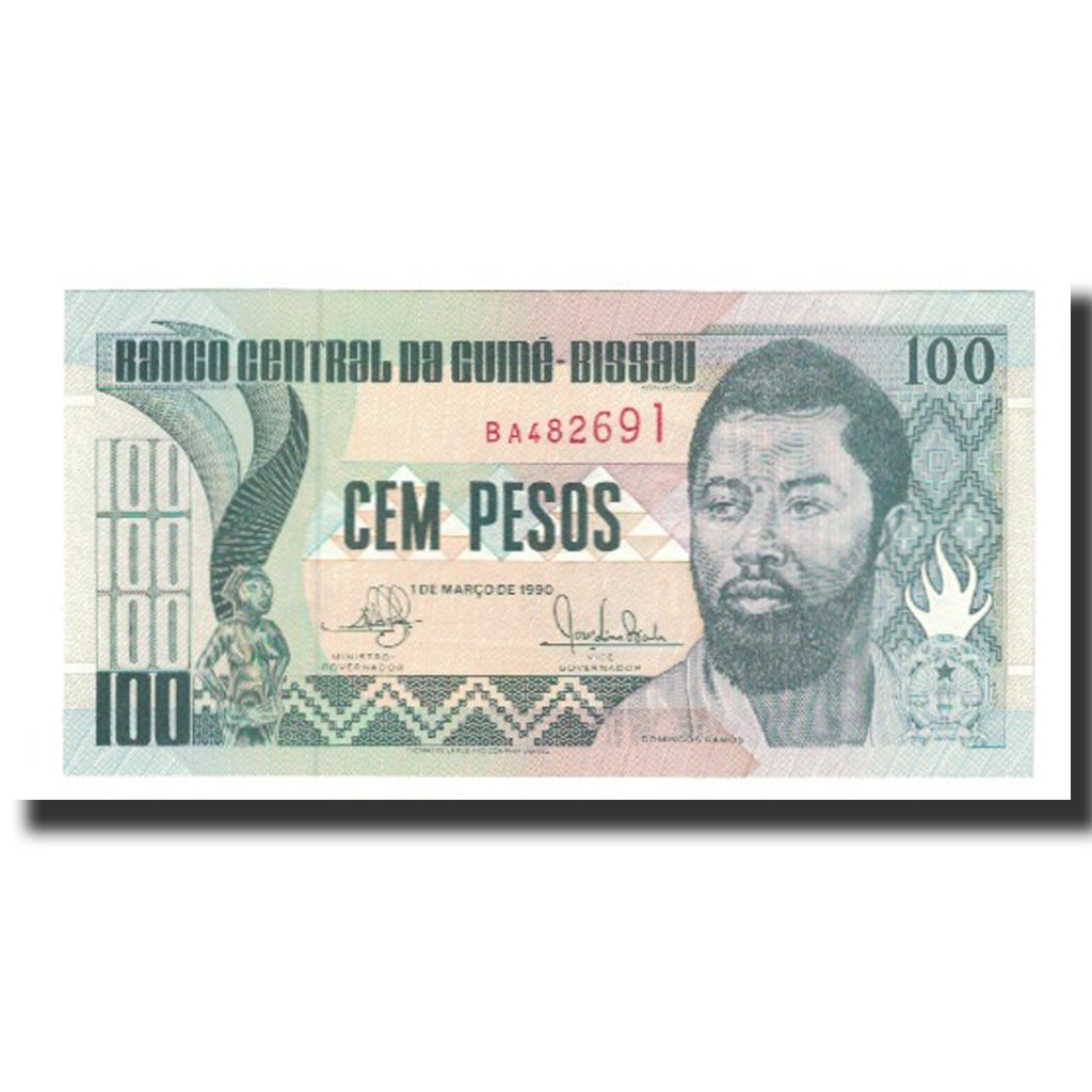 Bankovka, 
  
  Guinea-Bissau, 
  
  100 pesos