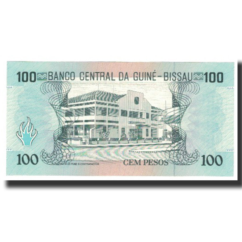 Bankovka, 
  
  Guinea-Bissau, 
  
  100 pesos