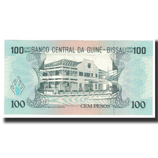 Bankovka, 
  
  Guinea-Bissau, 
  
  100 pesos