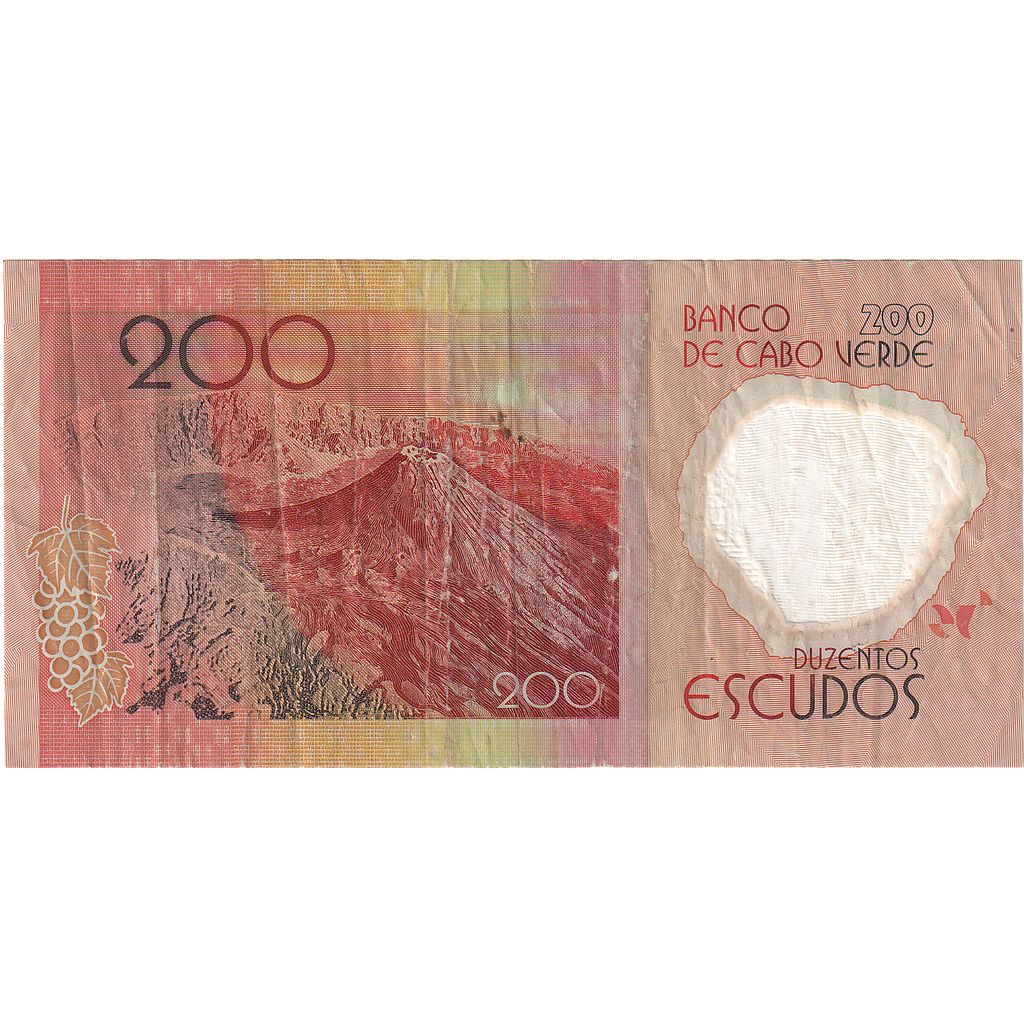 Bankovka, 
  
  Kapverdy, 
  
  200 escudo