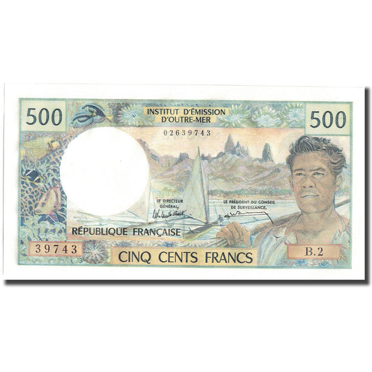 Bankovka, 
  
  Nová Kaledonie, 
  
  500 franků