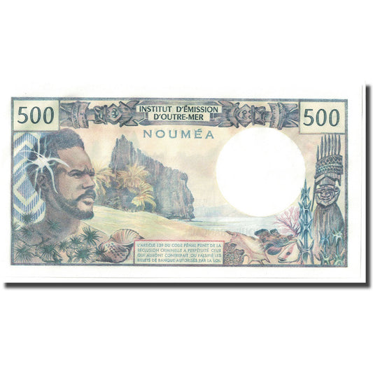 Bankovka, 
  
  Nová Kaledonie, 
  
  500 franků