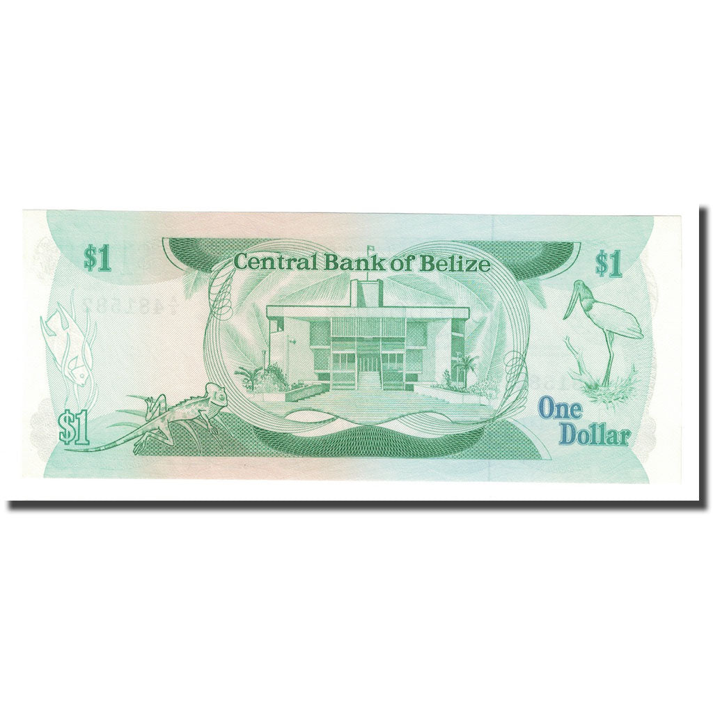 Bankovka, 
  
  Belize, 
  
  1 dolar