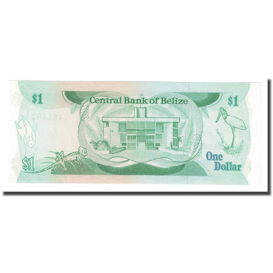 Bankovka, 
  
  Belize, 
  
  1 dolar