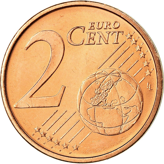 Španělsko, 
  
  2 euro centy, 
  
  2012