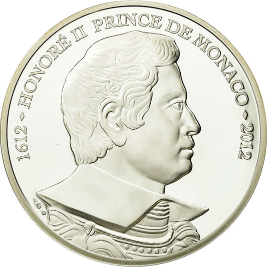 Monako, 
  
  10 euro, 
  
  Honoré II - Titr princ