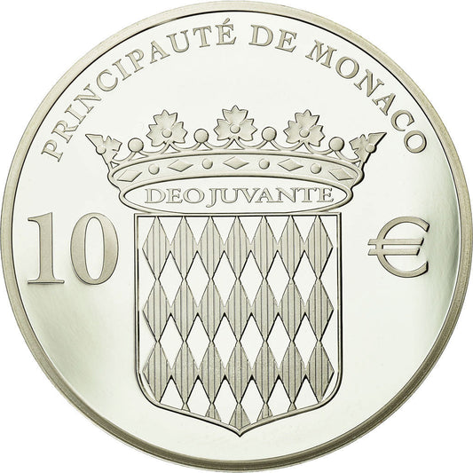 Monako, 
  
  10 euro, 
  
  Honoré II - Titr princ