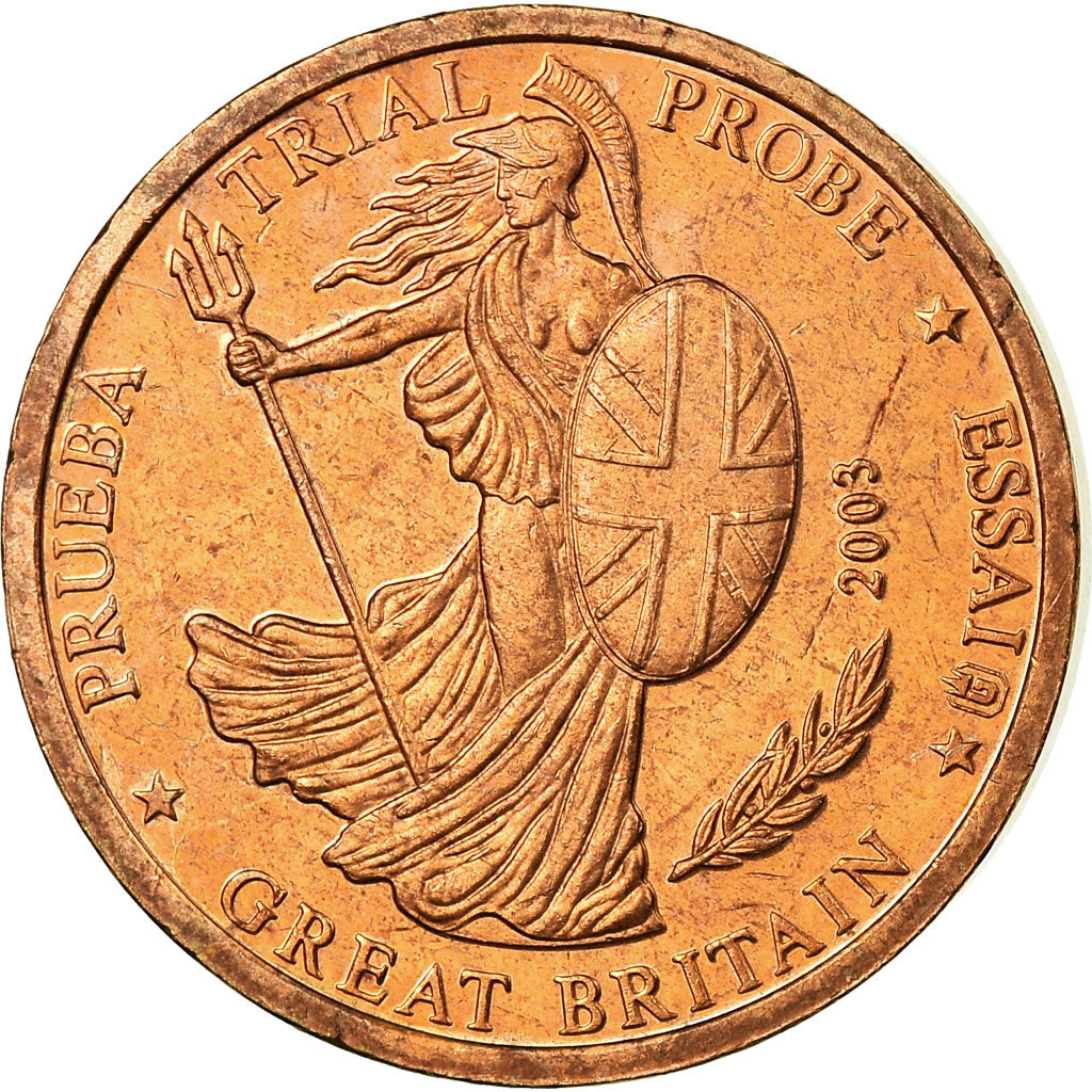 Velká Británie, 
  
  2 euro centy, 
  
  2003