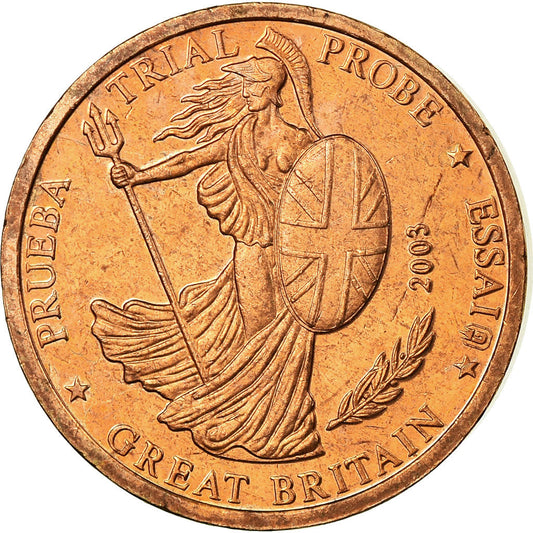 Velká Británie, 
  
  2 euro centy, 
  
  2003