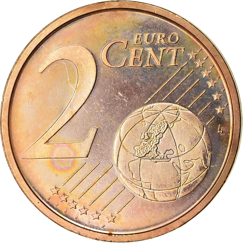 Španělsko, 
  
  2 euro centy, 
  
  2003
