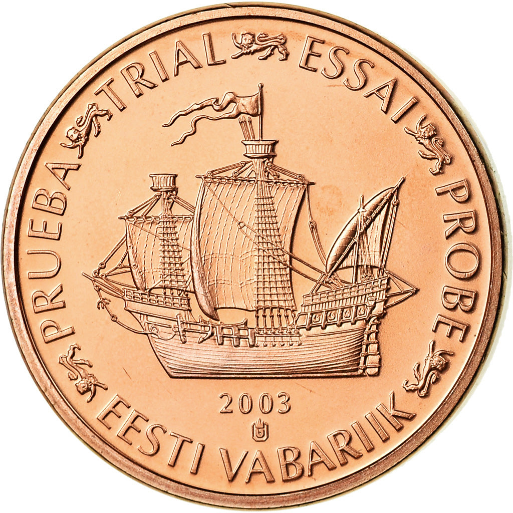 Estonsko, 
  
  2 euro centy, 
  
  2003