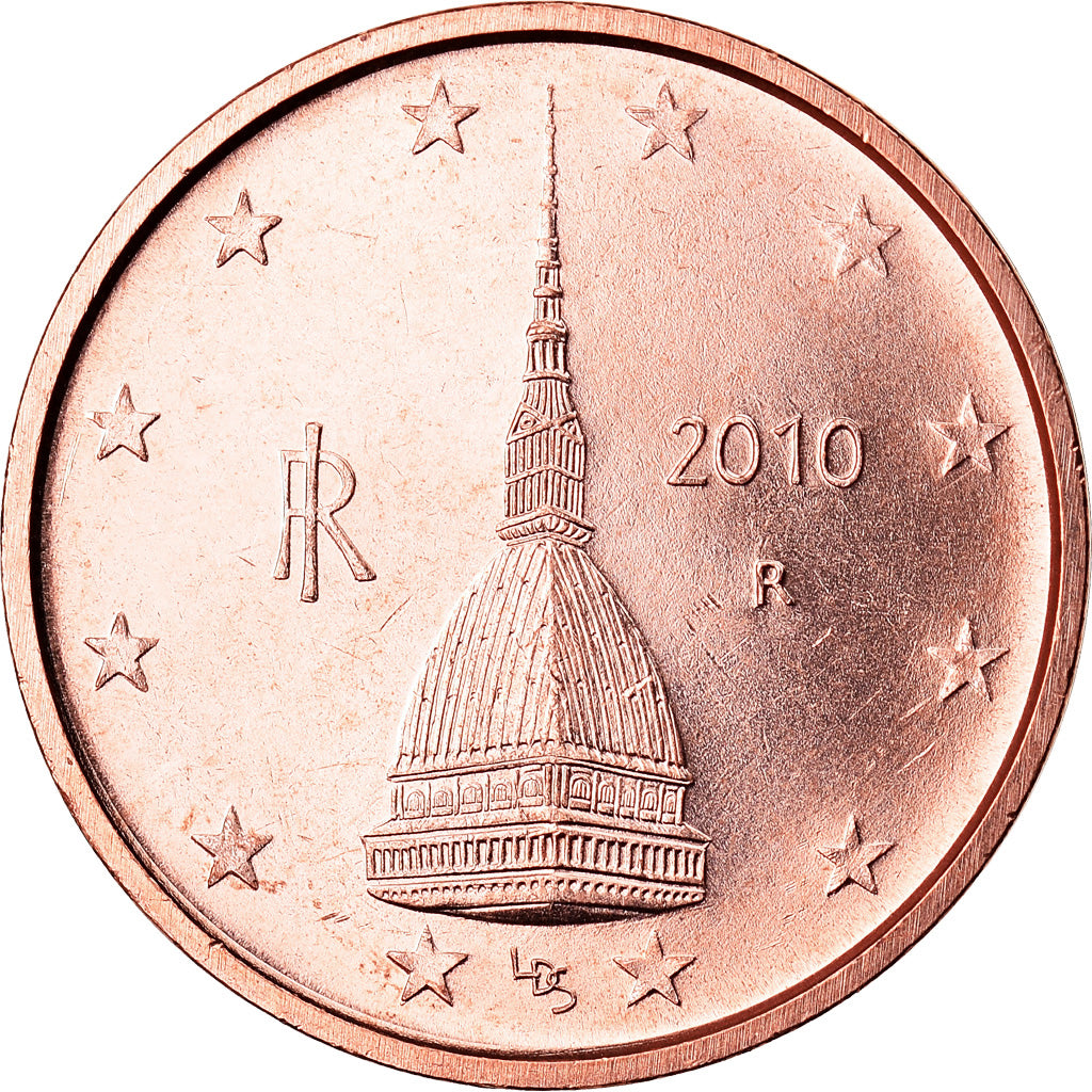 Itálie, 
  
  2 euro centy, 
  
  2010