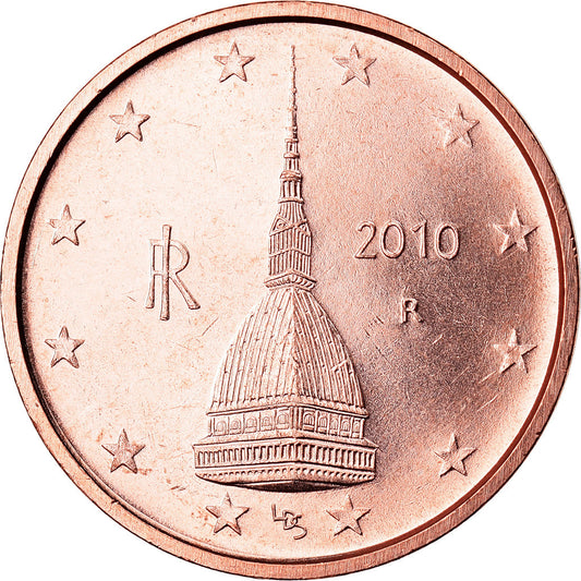 Itálie, 
  
  2 euro centy, 
  
  2010