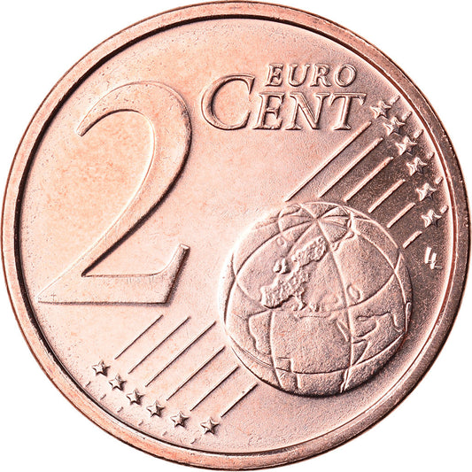 Lucembursko, 
  
  2 euro centy, 
  
  2015