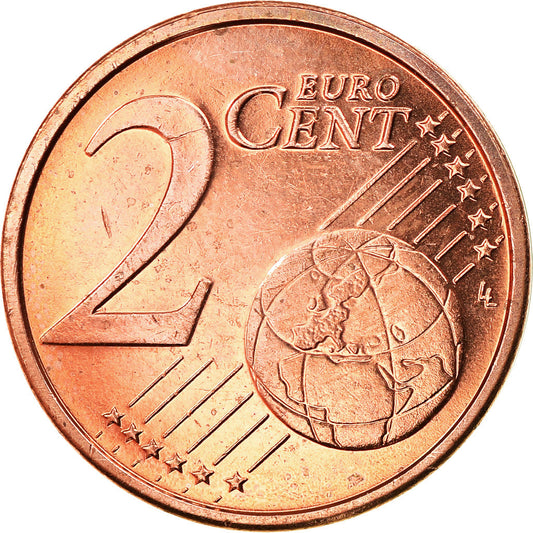 Nizozemí, 
  
  2 euro centy, 
  
  2015