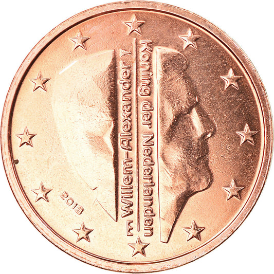 Nizozemí, 
  
  2 euro centy, 
  
  2018