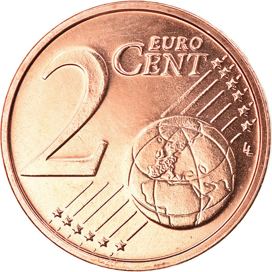 Nizozemí, 
  
  2 euro centy, 
  
  2018