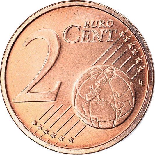 Lucembursko, 
  
  2 euro centy, 
  
  2017
