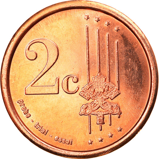 Vatikán, 
  
  2 euro centy, 
  
  2007