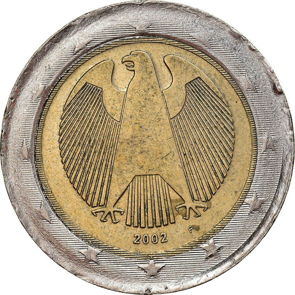 Německo, 
  
  2 eura, 
  
  2002