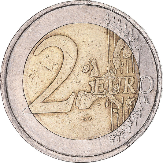 Německo, 
  
  2 eura, 
  
  Trial Turning Star s hranou 2€
