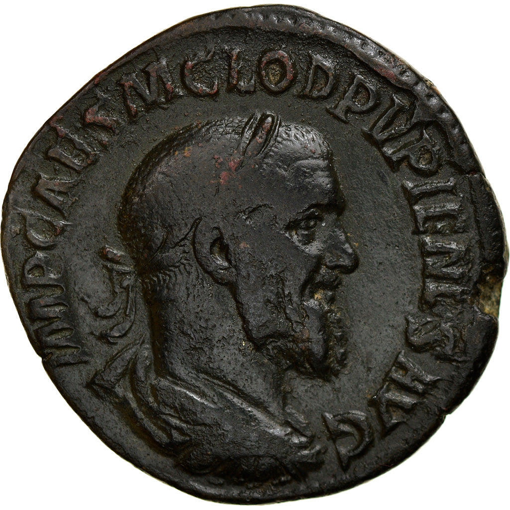Mince, 
  
  Pupienus, 
  
  Sestertius