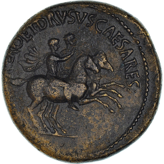 Mince, 
  
  Nero a Drusus Caesars, 
  
  Dupondius