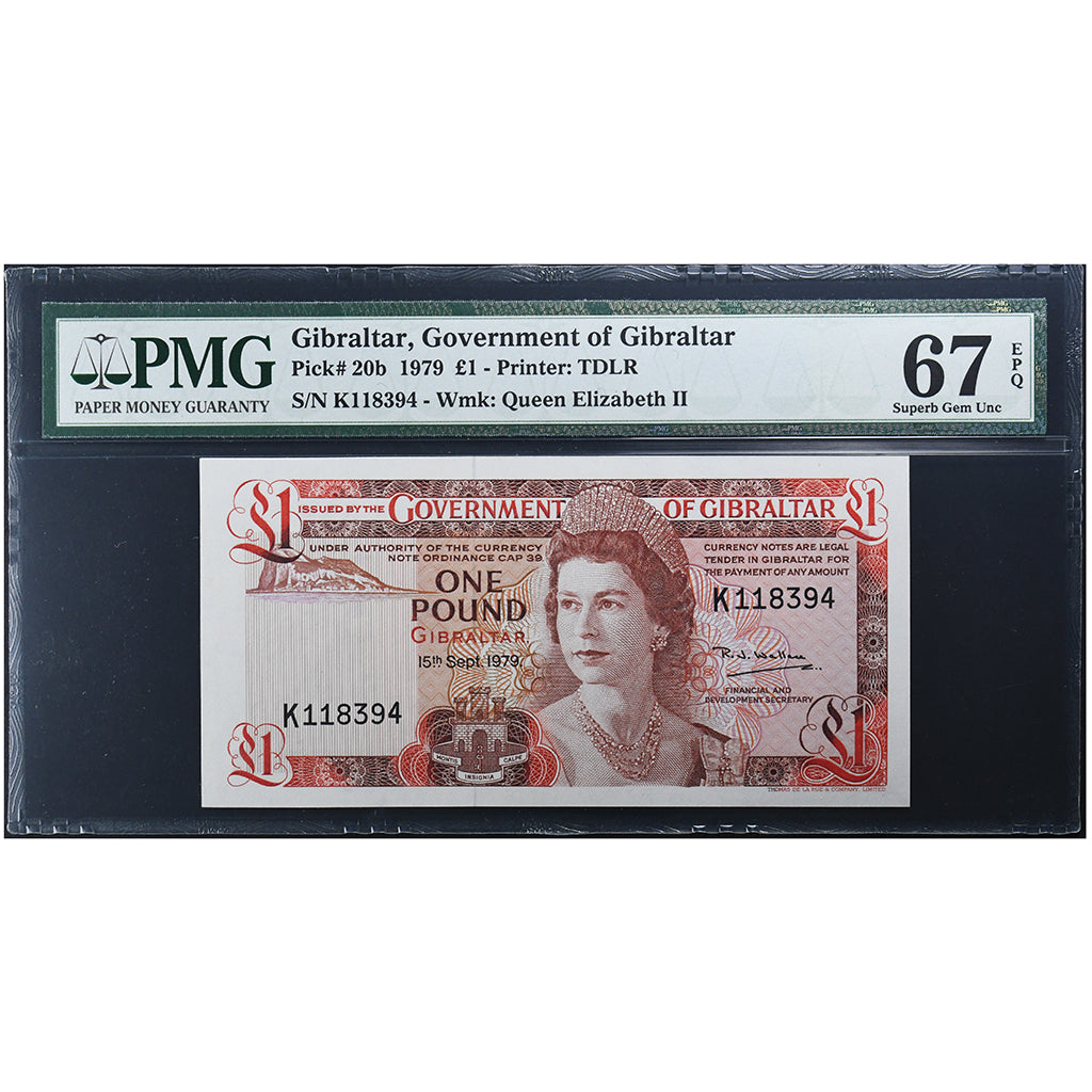 Gibraltar, 
  
  1 libra, 
  
  1979-09-15